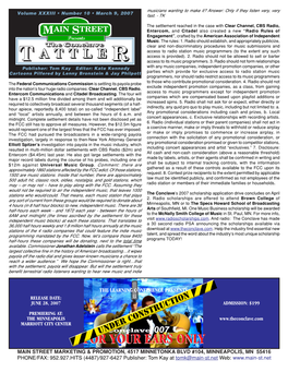 TATTLER Issue WAYG in Grand Rapids/Kalamazoo Is Looking for the Right Person