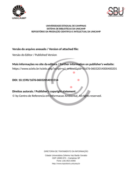 Versão Do Arquivo Anexado / Version of Attached File: Versão Do Editor / Published Version