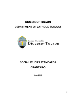 Social Studies Standards Elementary