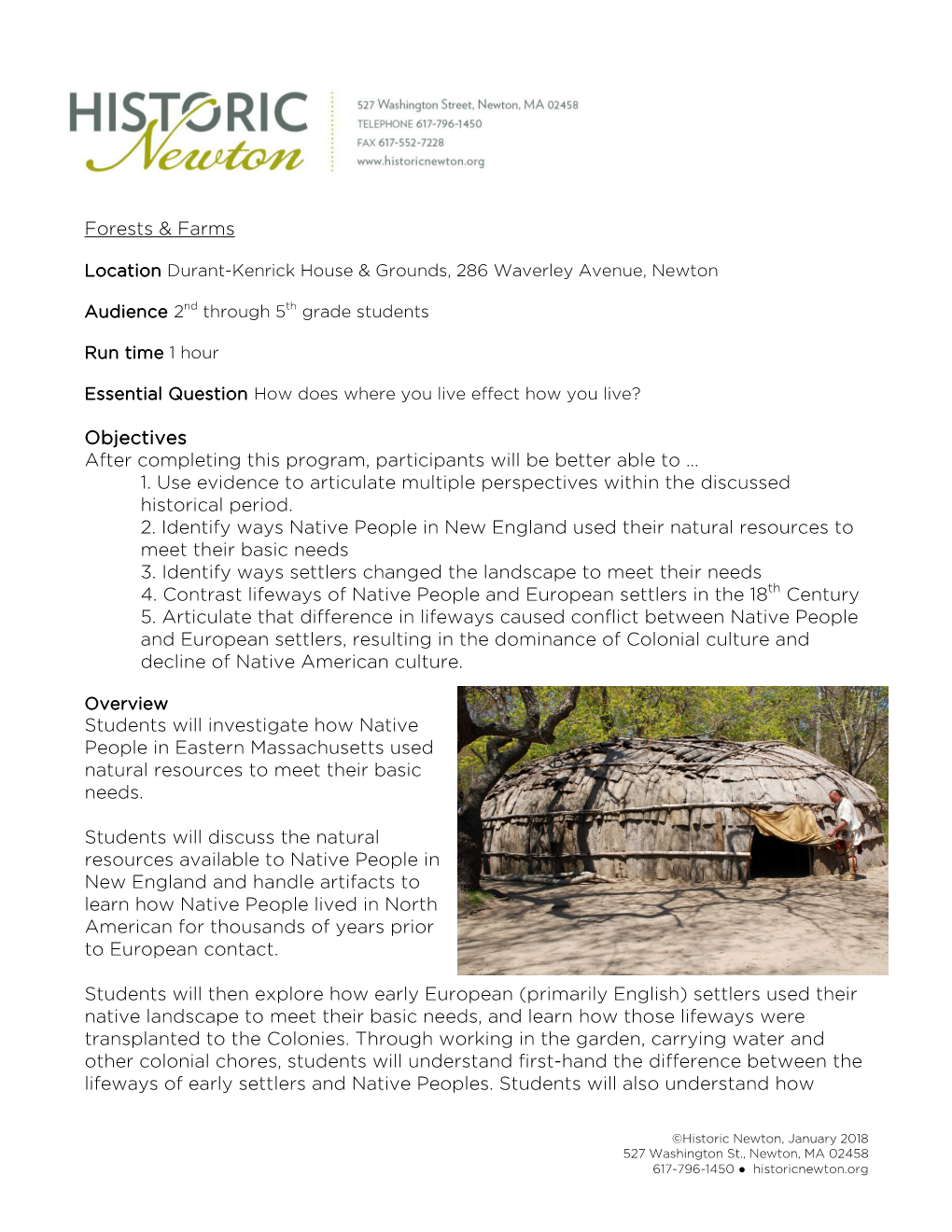 Forests and Farms Teacher Resources