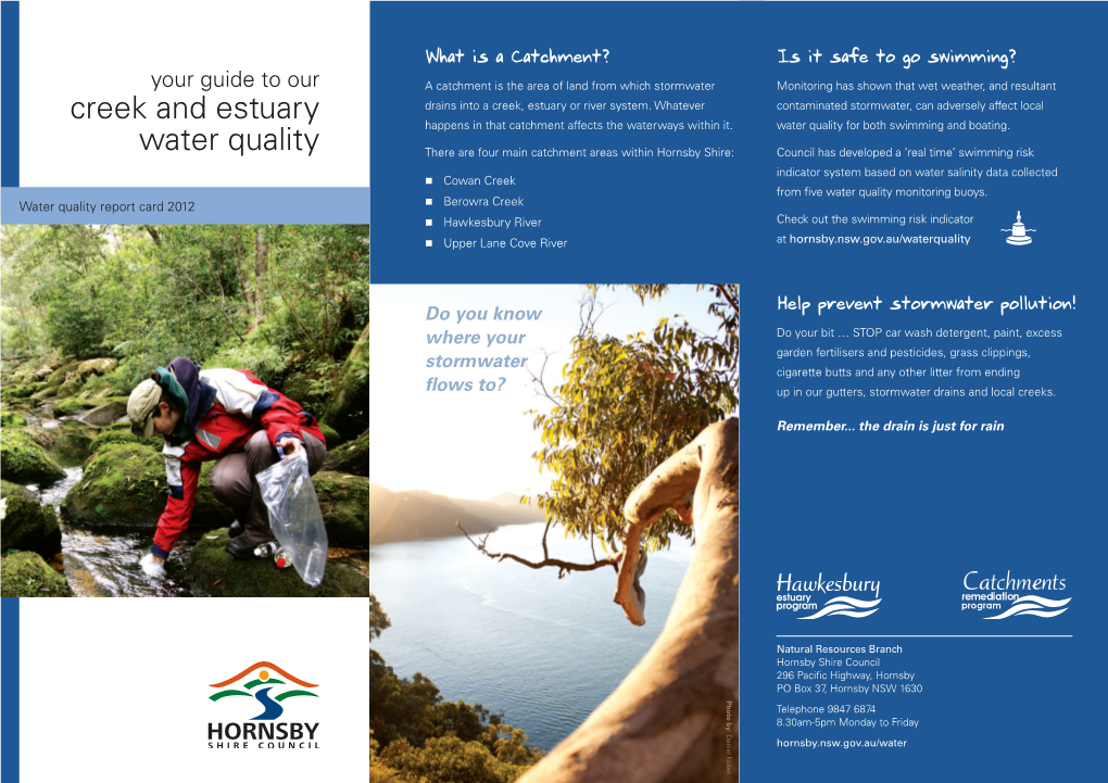 Creek and Estuary Water Quality