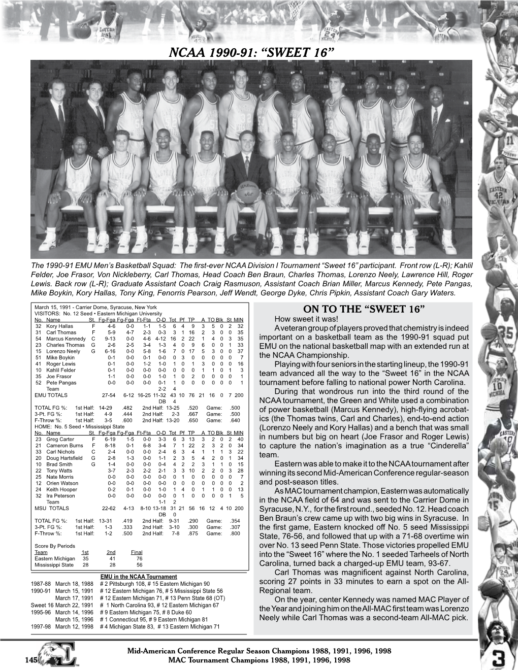 Ncaa 1990-91: “Sweet 16”