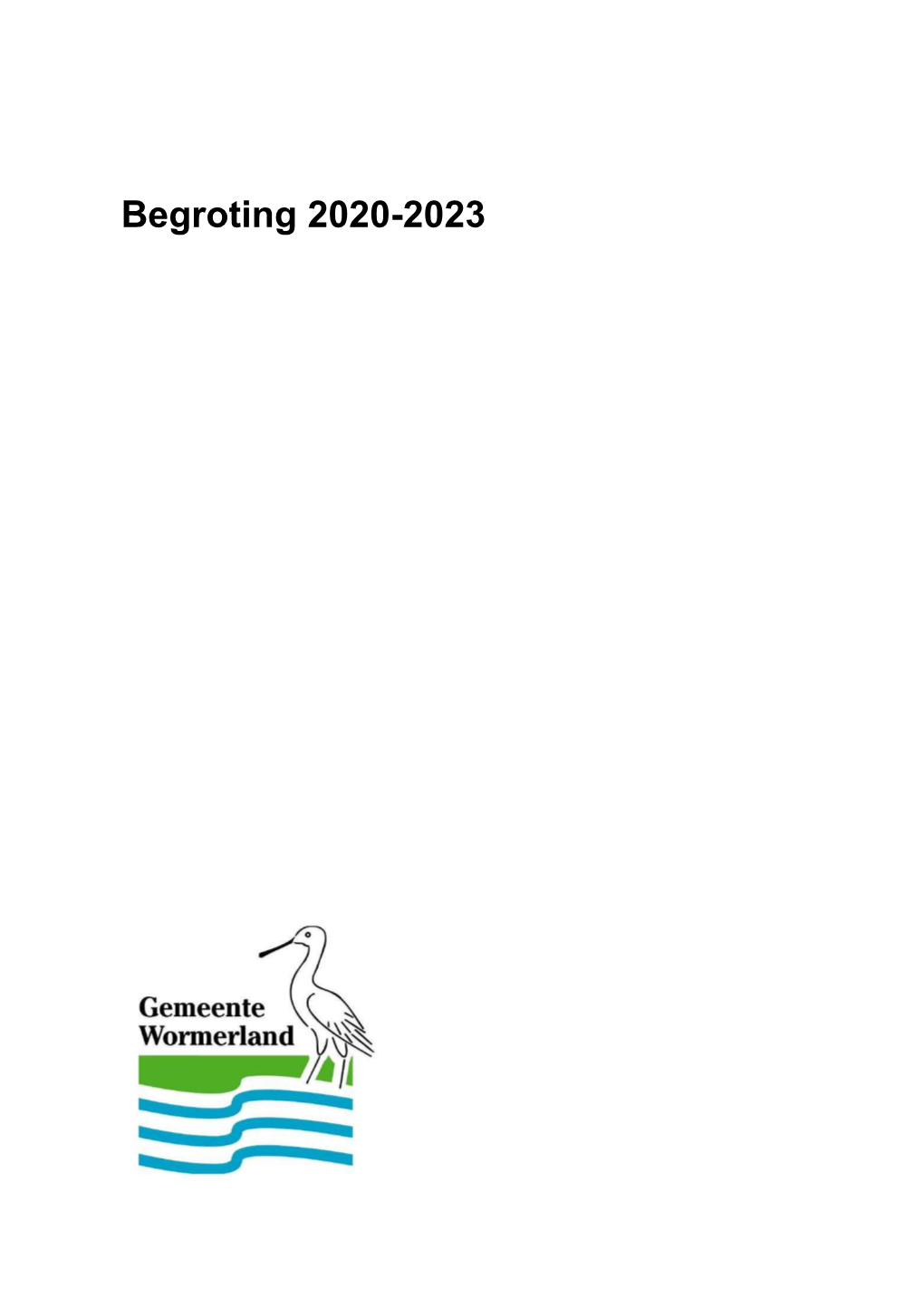 Begroting 2020-2023