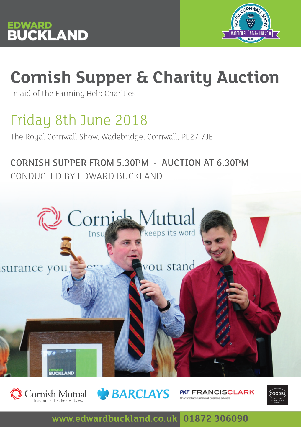 Cornish Supper & Charity Auction