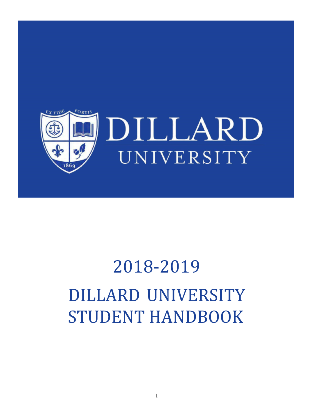 2018-2019 Student Handbook