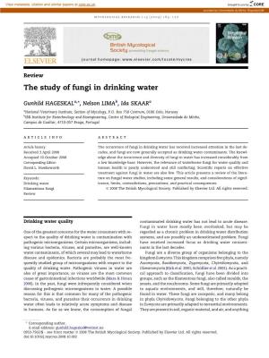The Study of Fungi in Drinking Water