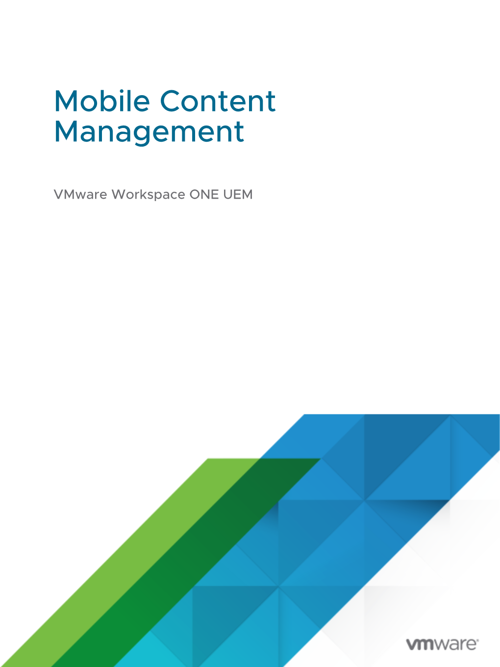 Mobile Content Management