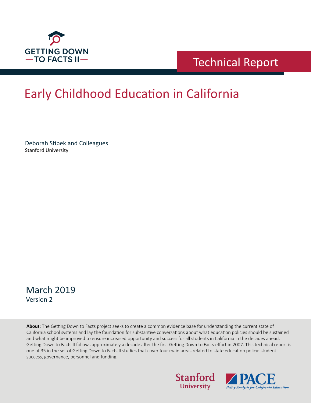 Early Childhood Education in California