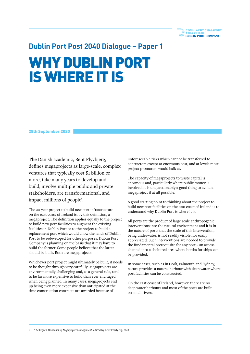 Why Dublin Port Is Where It Is