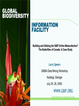 Global Biodiversity Information Facility