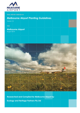 Melbourne Airport Planting Guidelines Version 12