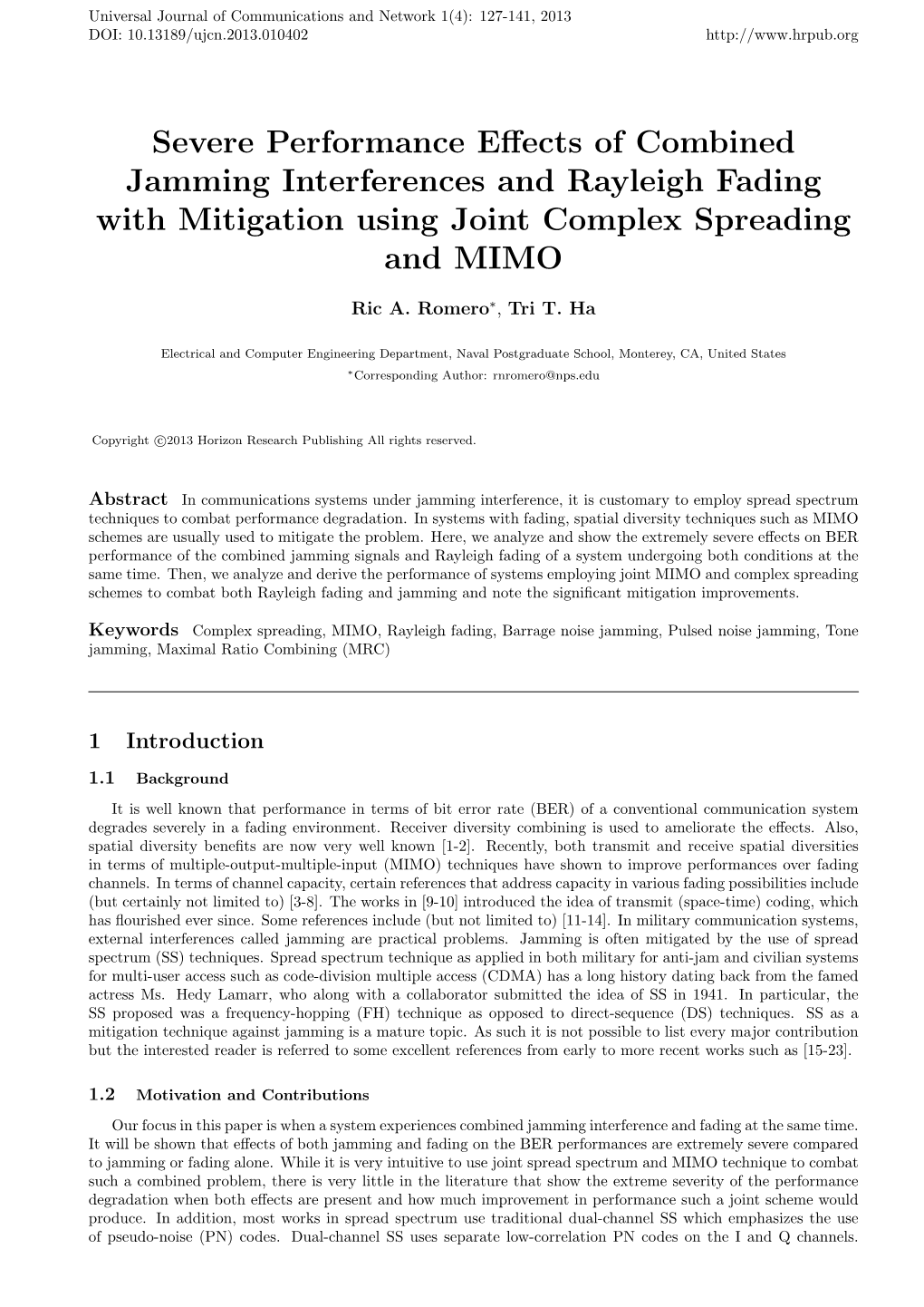 Severe Performance Effects of Combined Jamming Interferences