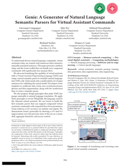 A Generator of Natural Language Semantic Parsers for Virtual