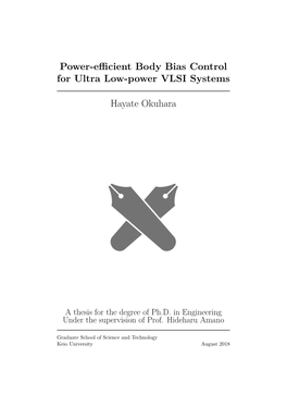 Power-Efficient Body Bias Control for Ultra Low-Power VLSI Systems(本文)
