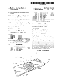 (12) United States Patent (10) Patent No.: US 7,869,843 B2 Ladouceur Et Al