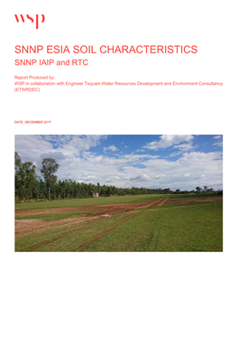 Snnp Esia Soil Characteristics