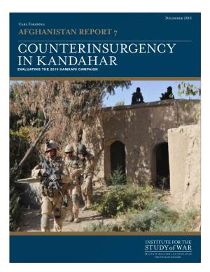 Counterinsurgency in Kandahar