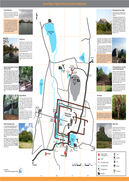 Tourist Map of Sigiriya Rock and Its Surrounding Area