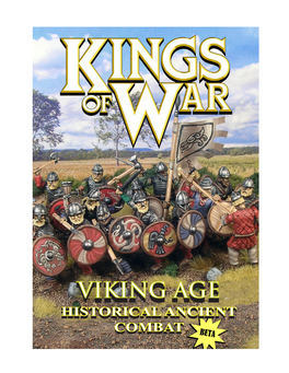 Kings of War Historical Ancient Combat Viking Age!