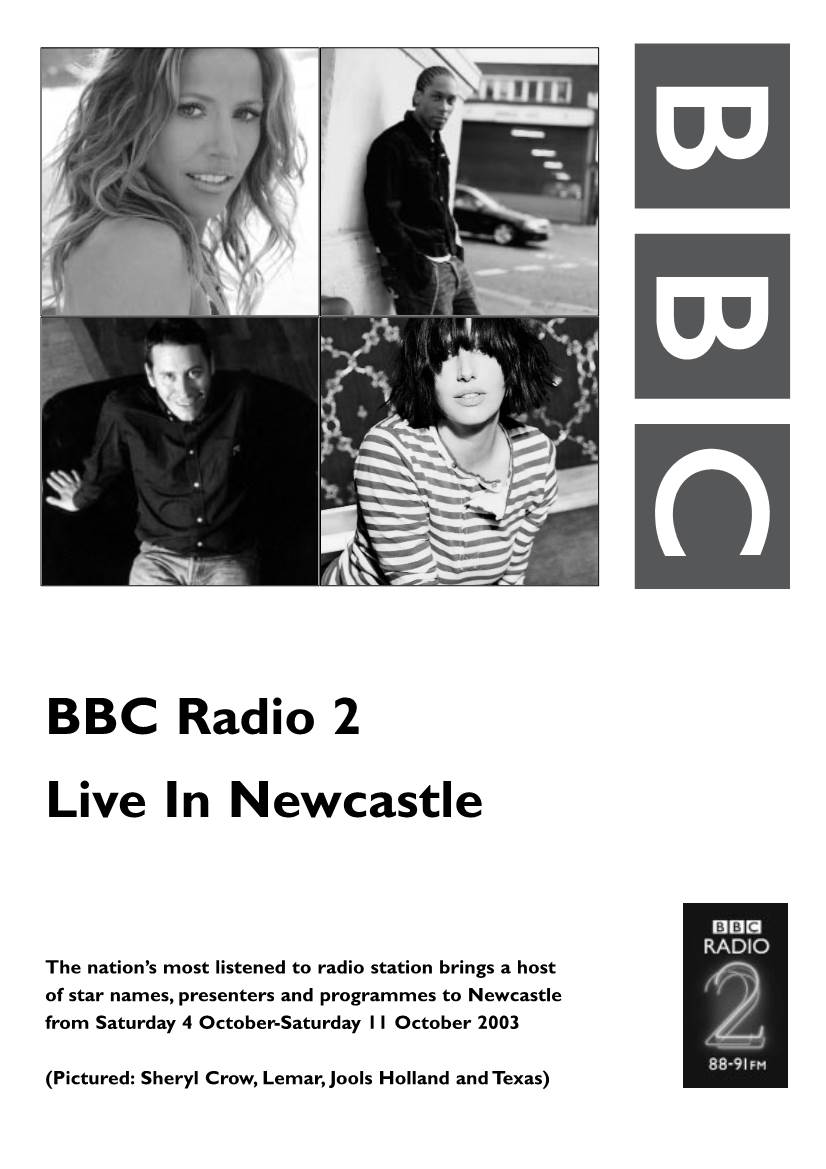 BBC Radio 2 Live in Newcastle