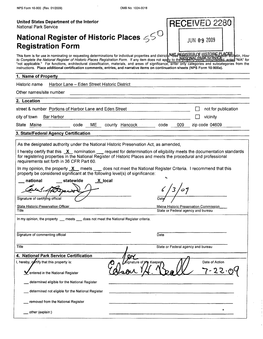 National Register of Historic Places Registration Form ^ REGE