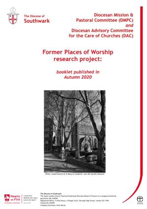 Former Places of Worship Research Project
