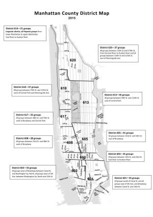 Manhattan County District Map 2015
