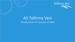 Results of the 4 Quarter of 2020