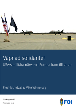 USA:S Militära Närvaro I Europa Fram Till 2020