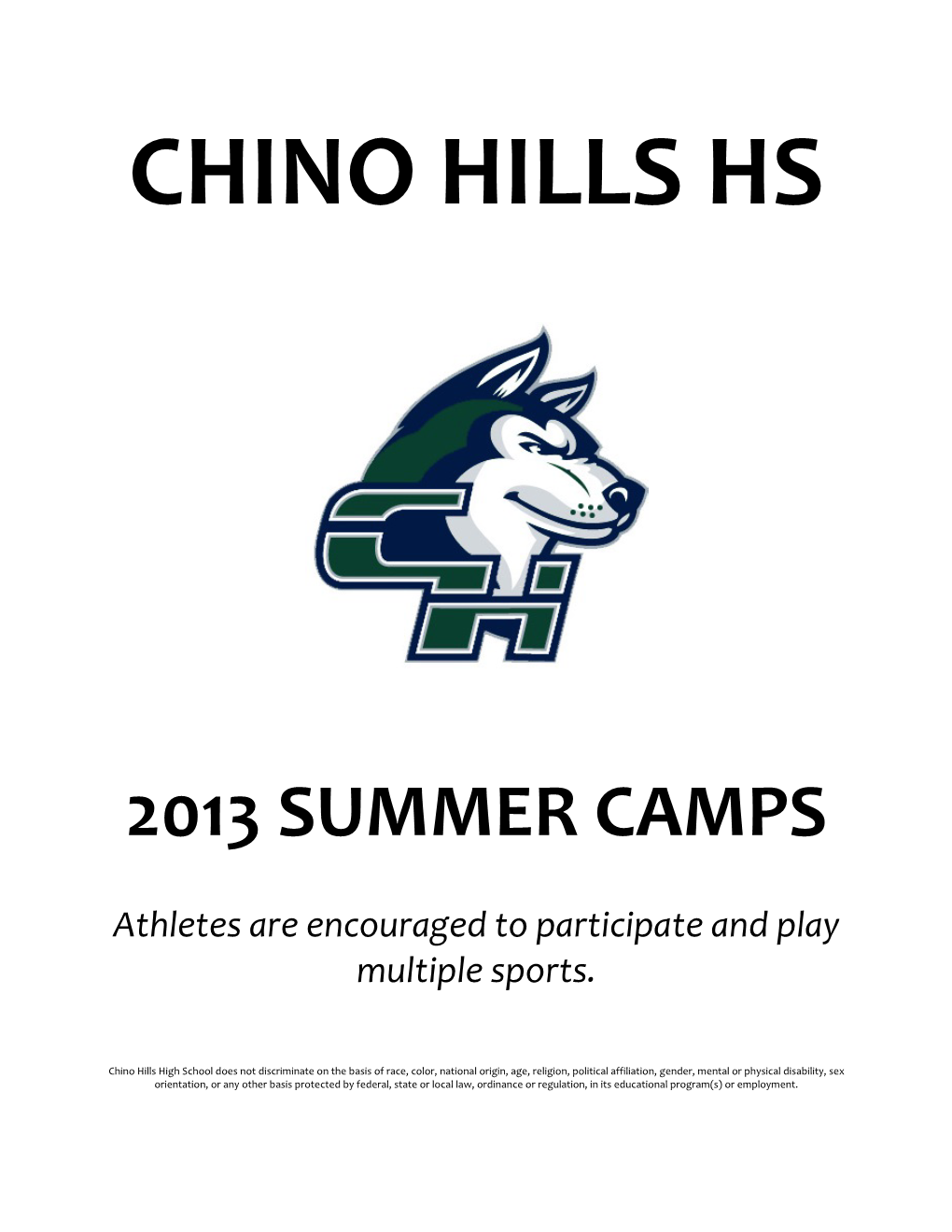 Chino Hills Hs