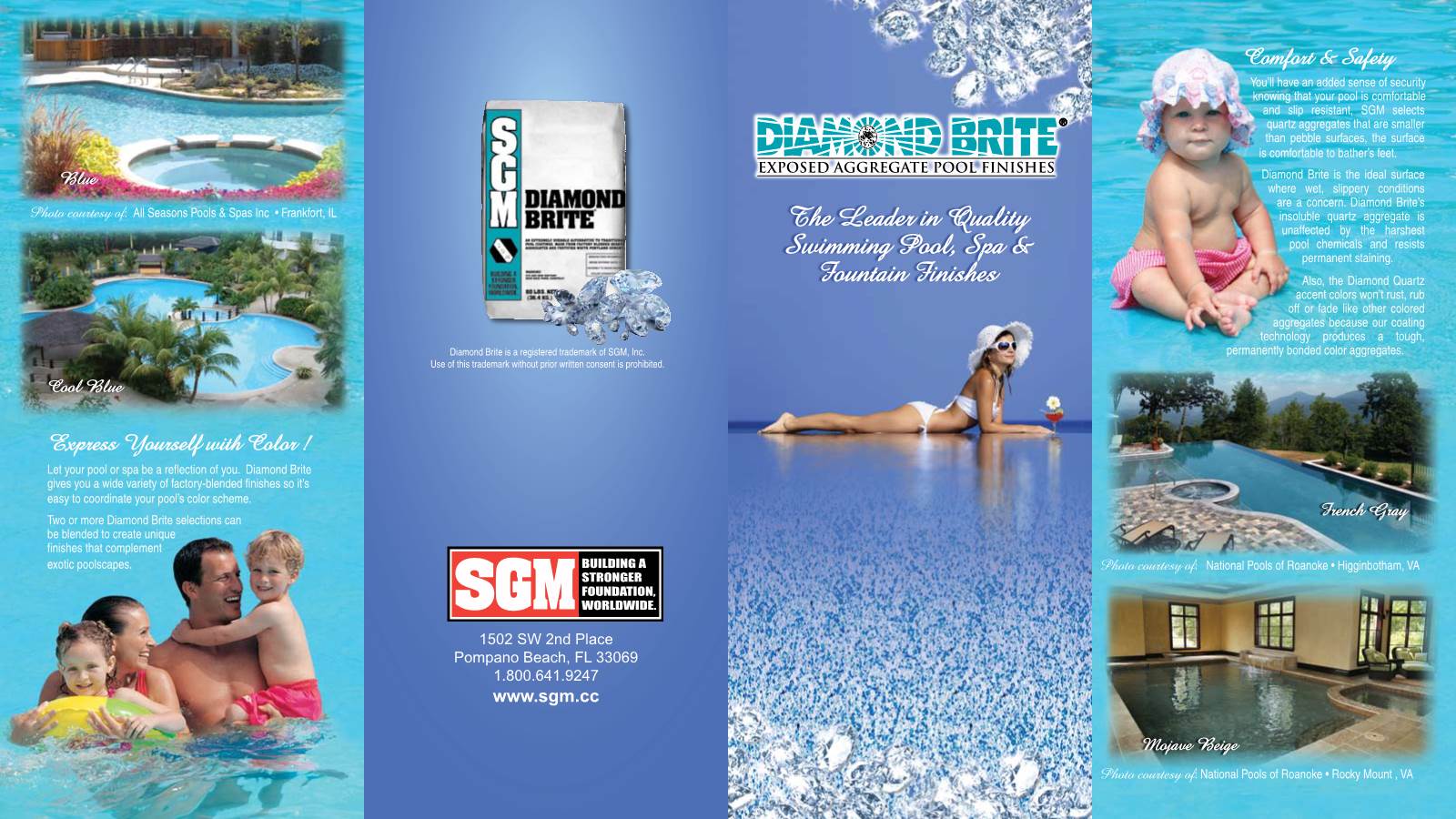 The Leader in Quality Swimming Pool, Spa & Fountain Finishes