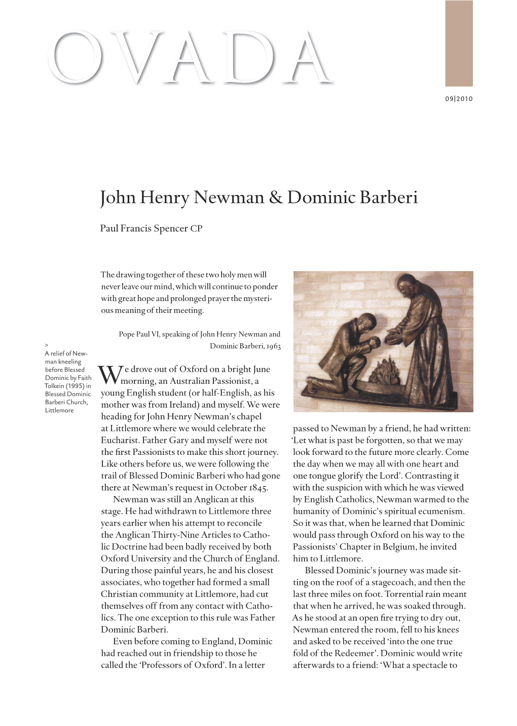 John Henry Newman & Dominic Barberi