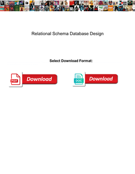 Relational Schema Database Design