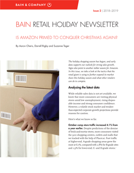Bain Retail Holiday Newsletter