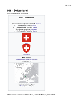 Switzerland from Wikipedia, the Free Encyclopedia