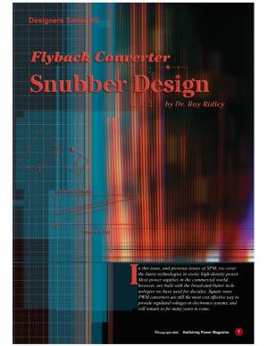 12 Flyback Snubber Design.Qxp