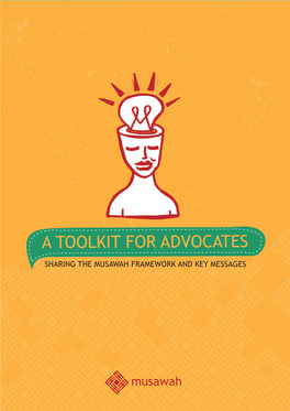 A Toolkit for Advocates