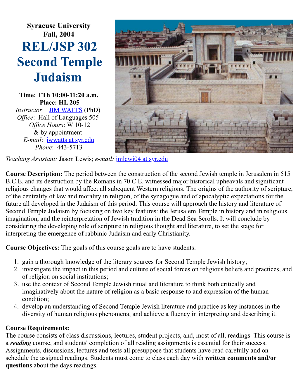 Second Temple Judaism