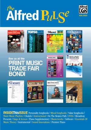 Print Music Trade Fair Bondi