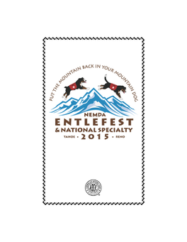 National Entlebucher Mountain Dog Association 2015 National Specialty