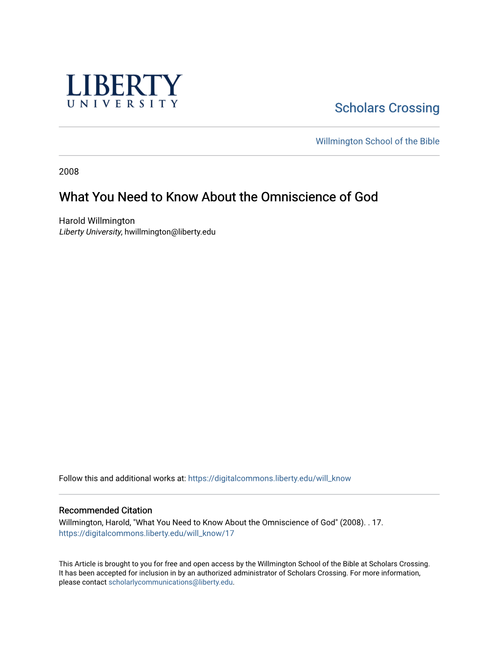 What You Need to Know About the Omniscience of God