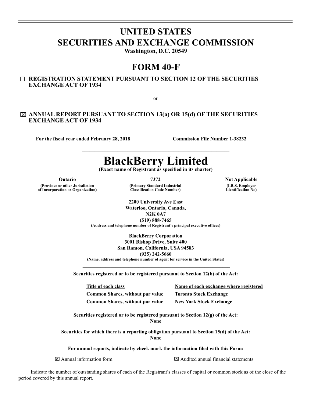 Blackberry Limited