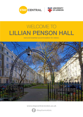 LILLIAN PENSON HALL Bed and Breakfast Accommodation for Visitors