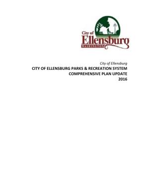 City of Ellensburg Parks & Recreation System Comprehensive Plan Update