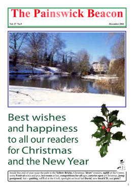 Best Wishes and Happiness to All Our Readers for Christmas and the New Year