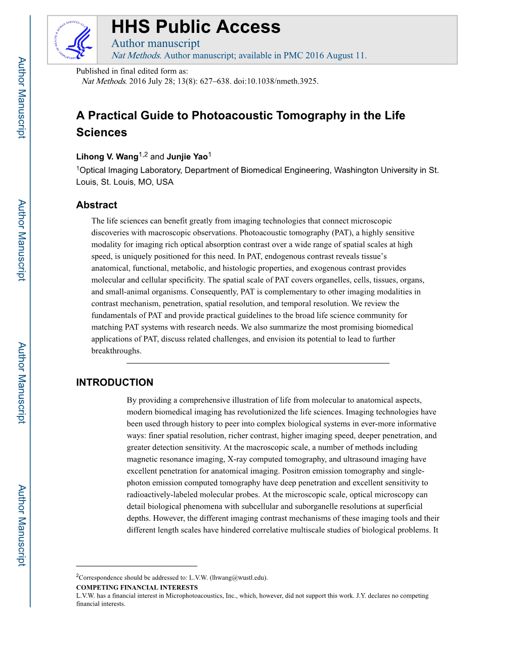 A Practical Guide to Photoacoustic Tomography in the Life Sciences