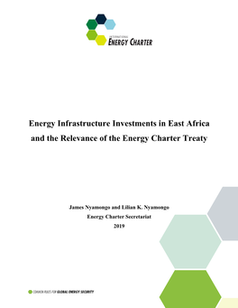 Energy Infrastructure Investments in East Africa and the Relevance of the Energy Charter Treaty