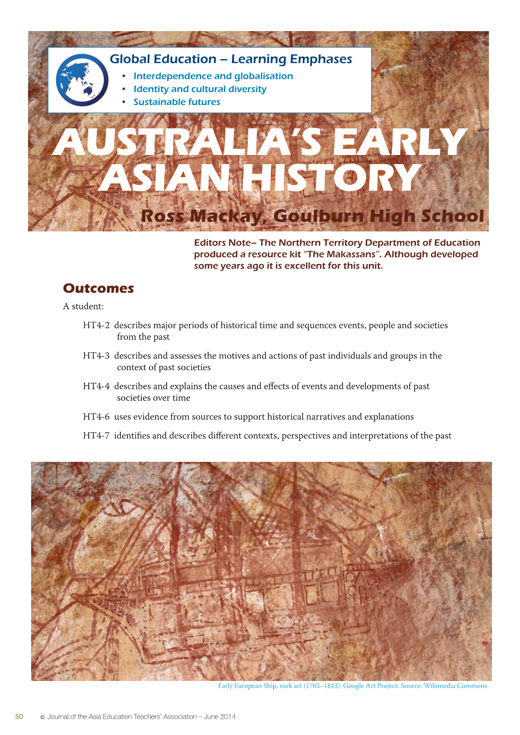 Australia's Early Asian History