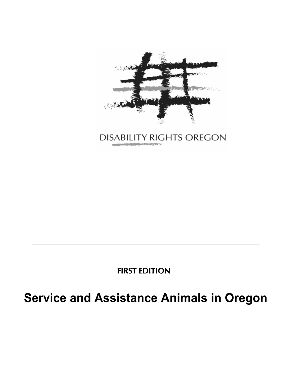 Service and Assistance Animals in Oregon