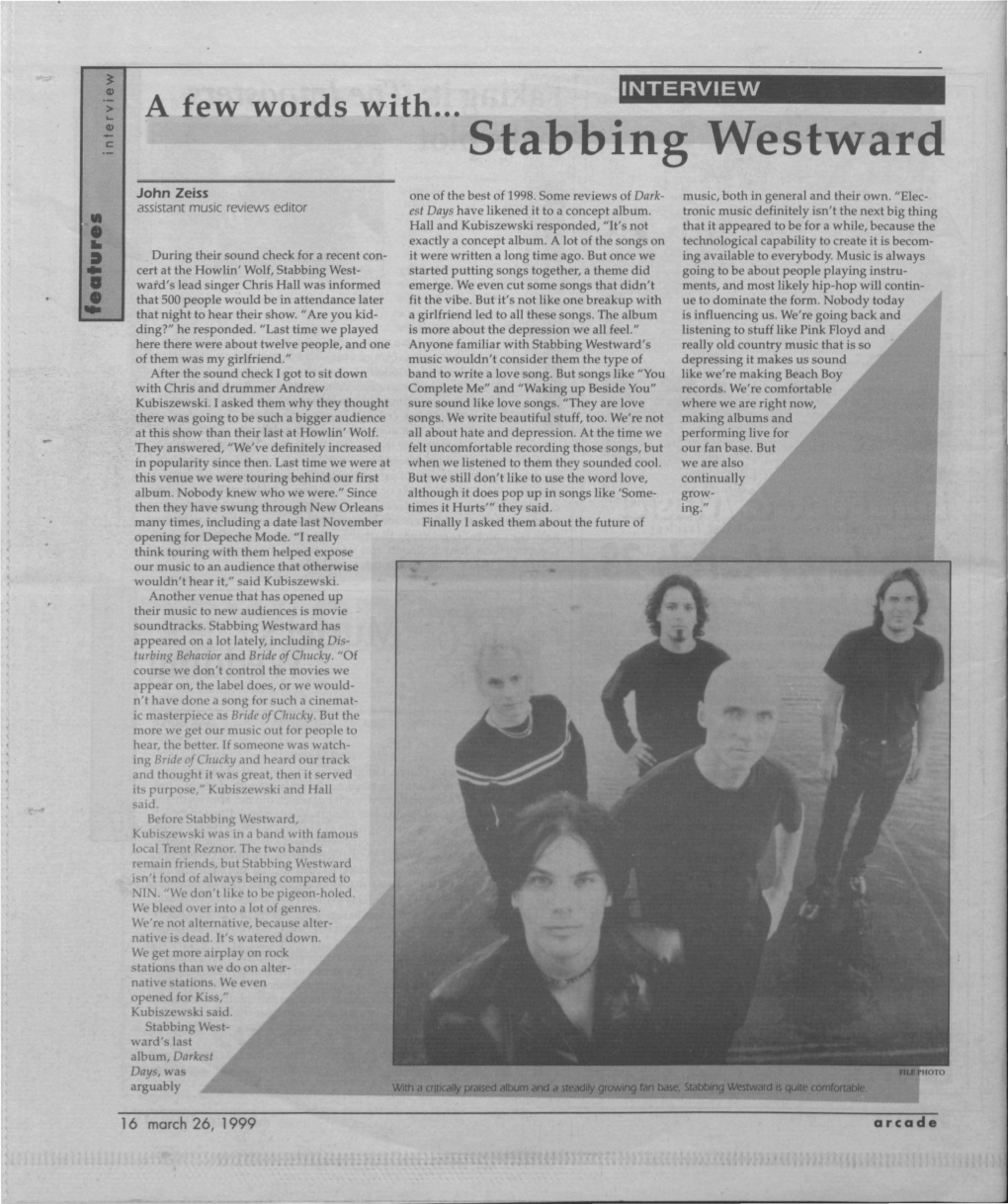• .. • ...Stabbing Westward